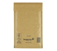 100 Mail Lite - B/00 - JL00 - Jiffy Padded Envelopes 120 x 210mm - 4.5" x 8.5" (Box of 100) - Gold