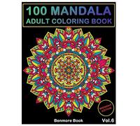 100 Mandala Midnight Edition: Adult Coloring Book 100 Mandala Images Stress Management Coloring Book For Relaxation, Meditation, Happiness and Relief & Art Color Therapy(Volume 6)