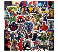 100 Marvel Superheroes Sticker Set - Avengers, Spider-Man, Hulk, Doctor Strange & Loki | Vinyl Stickers for Laptop, Phone, Car | Officially Licensed Designs