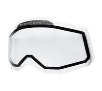 100% MÁSCARAS RC2/AC2/ST2 Replacement - Dual Pane Vented Clear Lens