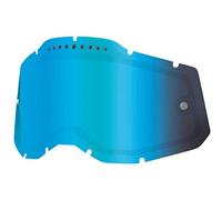 100% Racecraft 2 / Accuri 2 / Strata 2 Dual Pane Vented Lens Blue Mirror