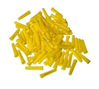 100 Masonry Wall Plugs - 5.0mm Fixing Hole Diameter, for Stone, Brick or Concrete - Yellow Expansion Raw Plugs building 5mm wallplugs