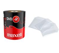 Maxell 16x DVD-R 4.7GB - 100 Discs (275733) Cello Wrap