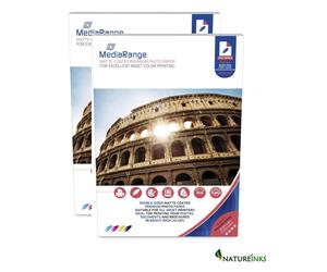 100 Mediarange 200 gsm Matt A4 DOUBLE Sided Matte DUO coated pro PHOTO paper