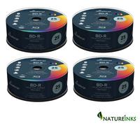 100 Mediarange Blu Ray 6x Inkjet Printable Blank discs BDR BD-R 25GB MR515 HTL