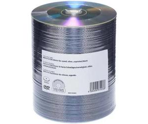 100 Mediarange Shiny Silver Thermal Blank DVD-R DVD 16x 4.7GB Shrinkwrap MR422