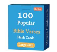 100 Memory Bible Verse Flashcards (NIV, KJV)