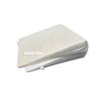 100% Memory Foam Orthologics Wedge Pillow For Sleeping, 70 x 60 x 15 cm Bed Wedge Pillow Support Cushion, Elevated Body Pillow For Back Support, Acid Reflux, Leg, Neck Pain, Snoring