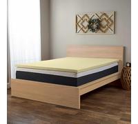100% Memory Foam Orthopaedic Mattress Topper to Fit Single, 4ft, Double, King Size Bed Premium Quality Available In 1", 2" Thicknesses Soft & Comfort Mattress Topper (King, 1 inch)