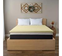 100% Memory Foam Orthopaedic Mattress Topper to Fit Single, 4ft, Double, King Size Bed Premium Quality Available In 1", 2" Thicknesses Soft & Comfort Mattress Topper (4FT, 2 inch)