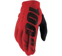 100% Men's Brisker Cold-Weather Gloves L Red 10016-003-12