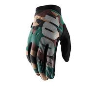 100% Men's BRISKER Glove, Camo/Black, MD