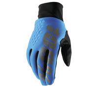 100% Men's Hydromatic Waterproof Brisker Glove M Cyan/Black/Grey 10010-002-11