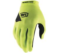 100% Men's Ridecamp Gloves M Flo Yellow 10011-00011