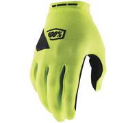 100% Men's Ridecamp Gloves M Flo Yellow 10011-00011