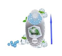 100 Menthol Balls for Cigarettes - 3.3mm Larger Size for Intense Fresh Burst - Menthol Crushballs for Flavoured Filter Tips - Includes Easy Use Applicator and Durable Portable Case(ice mint) (10)