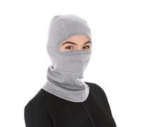 100% Merino Wool Balaclava - Winter Ski Mask - Face Mask - Cold Weather Gear - Ash Gray - One Size