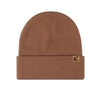 100% Merino Wool Beanie for Men & Women - Warm, Soft & Breathable Hat - Winter Knit - Stretch Fit, One Size (UK, Alpha, One Size, Tea Brown)