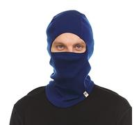 100% Merino Wool - Expedition Balaclava - Cold Weather Ski Face Mask - Heavyweight - Navy Blue