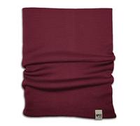 100% Merino Wool - Midweight Neck Gaiter - Skiing Neck Warmer - Winter Face Mask - Multipurpose Headwear - Burgundy - Moisture Wicking Neck Wear