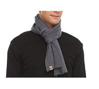 100% Merino Wool Minus33 Everyday Knit Scarf - Winter Scarf - Midweight Scarves for Women and Men - Charcoal Gray - One Size