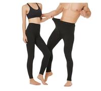 100% Merino Wool Thick Men Women Thermal Underwear Winter Leggings Womens Base Layer Long Johns Mens Heavyweight Tights 100, Men Thin Dark Gray, Medium