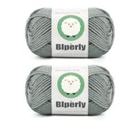 100% Merino Wool Yarn for Crocheting, Dark Gray Wool Yarn, 2-Pack | #4 Medium Worsted Weight Yarn, 3-Ply Luxurious Crochet Yarn for Knitting Wool Blankets, Sweaters & Crafts, 164 Yds, 3.52 Oz