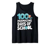 100 Mermazing Days of School Cute Design Tank Top