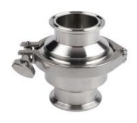 100 Mesh Spherical Filter Valve, Tri Clamp Sanitary Strainer S304 Stainless Steel, Smooth Burr-Free Face Prevents Leaks, for 38/51mm Pipes, Homebrew Industrial Use(102 * 51 * 64)