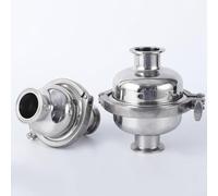 100 Mesh Spherical Filter Valve, Tri Clamp Sanitary Strainer S304 Stainless Steel, Smooth Burr-Free Face Prevents Leaks, for 38/51mm Pipes, Homebrew Industrial Use(102 * 38 * 50.5)