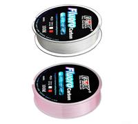 100 Meter Fluorocarbon Fishing Line for Use with Monofilament or Braid Mainline as a Low Visibility Terminal Leader Solution (3.5-0.30mm-15.71LB Green)