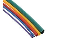 100 Meters 2:1 Colorful Cable Sleeve Polyolefin Heat Shrink Tubing Shrink Tube Insulation Diameter 5/6/7/8/10/11/12mm (Red,10mm)