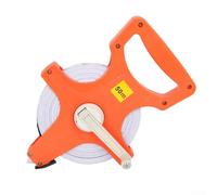 100 Meters Open Reel Yard Measuring Tape with Ergonomic Handle, Perfect for Accurate Measurements in Outdoor Applications (50M)