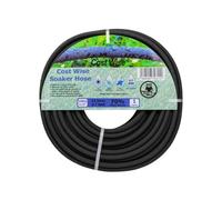 100 Meters Porous Soaker Hose Pipe with Connector - 328.1 Feet Rubber Slow Drip Garden Irrigation Hose Pipe