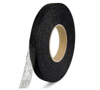 100 Metres Hem Tape for Iron-On Black Ironing Tape 10 mm Wide Ironing Hem Tape Self-Adhesive Seam Tape for Repairing Fabric, Curtains, Trousers, Clothing without Sewing Iron on Hem Tape (100 M-1 cm,