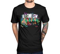 100% MISS All Time Low Sup Soutien-Gorge T-Shirt Détient It Down Glamour Kills Pas De Panique- Black