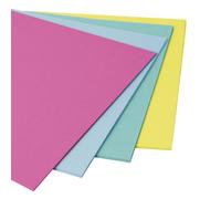 100 Mixed A4 Pastel Cards 160gsm 100% Recycled Thick, Premium Card Printer Paper Multi-Purpose Coloured Sheets Suitable for Printing, Photocopies, Card Making, Arts & Crafts Use (25 Pcs Each Colour)