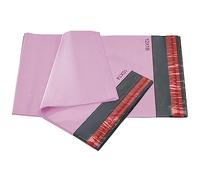 100 Mixed Baby Pink Mailing Poly Postal Self Seal Bags 2 Sizes 50 from Each iSOUL Small to Large Mailing Bags Postage Packaging Assorted Mailers