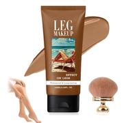 100 ml Body Leg Make-Up Waterproof, Body Coverage Perfector with Brush, Make Up Cover Waterproof Cover, Leg Makeup Cover Up Cream, for Legs and Body (#3)