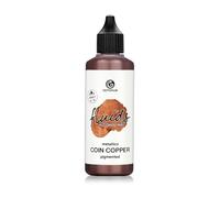 100 ml Fluids Alcohol Ink Coin Copper for Fluid Art and Resin, Metallic Copper