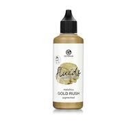100 ml Fluids Alcohol Ink Gold Rush for Fluid Art and Resin, Metallic Gold