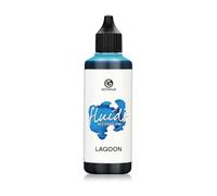 100 ml Fluids Alcohol Ink Lagoon for Fluid Art and Resin, Blue