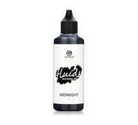 100 ml Fluids Alcohol Ink Midnight for Fluid Art and Resin Art, epoxy Resin, Black