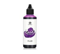 100 ml Fluids Alcohol Ink Plum for Fluid Art and Resin, Violett