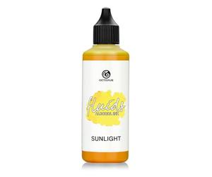 100 ml Fluids Alcohol Ink Sunlight for Fluid Art and Resin, Yellow