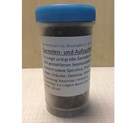 100 ml shrimp feed, rearing food and water optimisation at the same time - straight from breeder - almond tree leaves and mulberry leaves