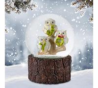 100 MM Joy Musical Owl Snow Globe by The San Francisco Music Box Company