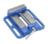 (100 mm) vidaXL Drill Press Vise Workbench Vice Milling Machine Vice Blue Cast Iron