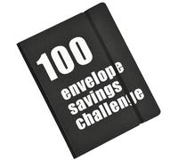 100 Money Saving Challenge Envelopes, Saving Challenge Book - 100 Envelopes to Save Money, Organize Receipts and Bills, Fun and Easy Game for Ages