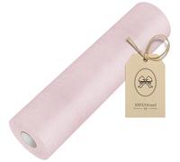 100%Mosel Non-woven Table Runner Roll, in Blush rose (30 cm x 25 m), decorative ribbon, elegant decoration for dinner parties, birthdays, weddings and christenings